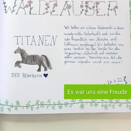 Ferienzimmer Waldzauber Apartmán *